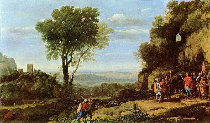 Claude Lorrain Landscape with David at the Cave of Adullam China oil painting art